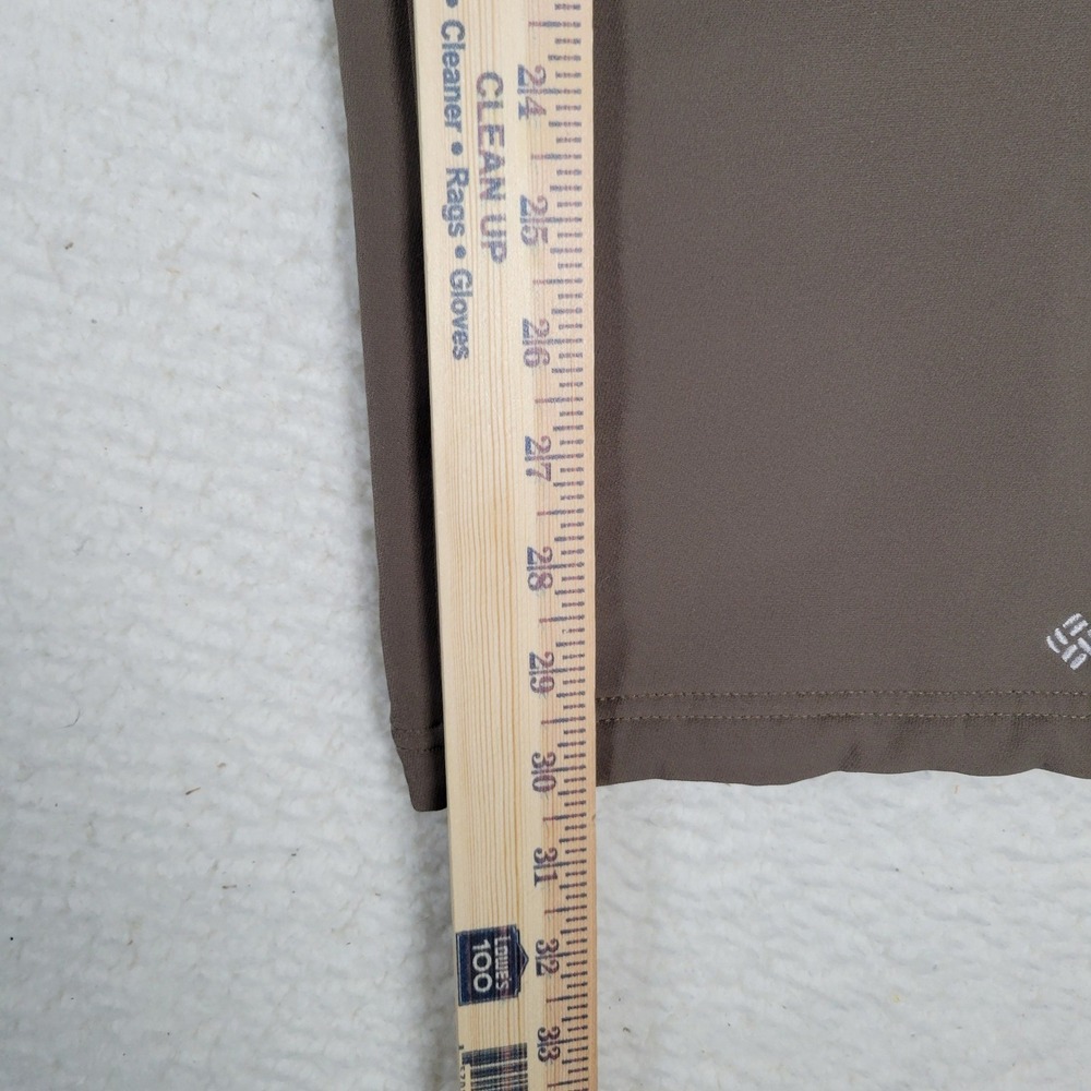 Columbia Titanium Softshell Pants Men 32x30 Brown OmniShield Fleece Lined Hiking - Picture 4 of 16